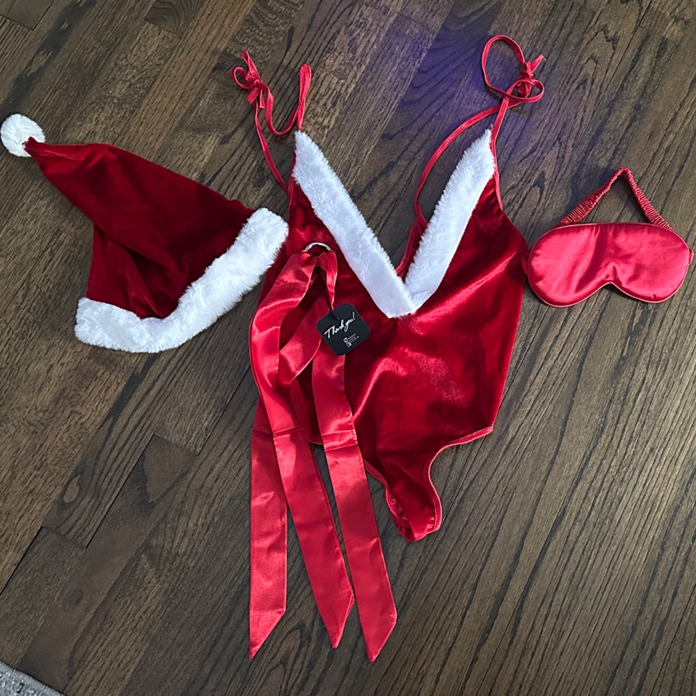 Festive Red Santa Lingerie